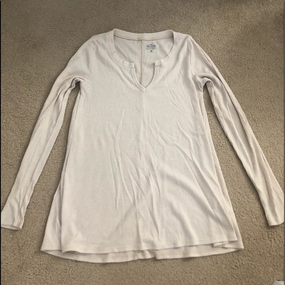 hollister long sleeve waffle t-shirt